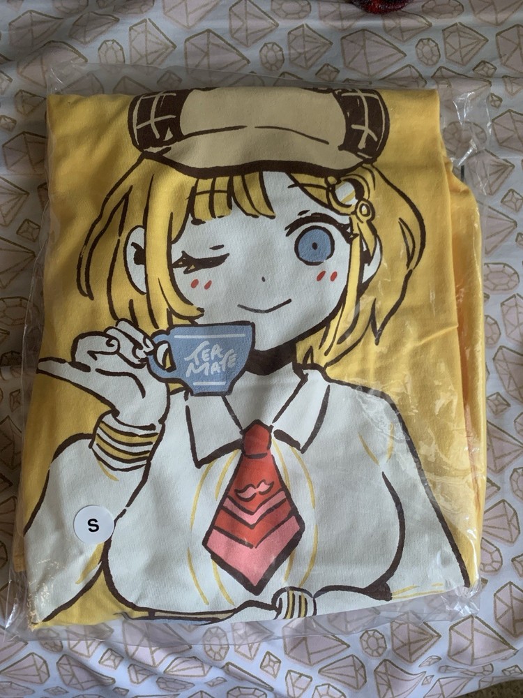 Omocat x Hololive Amelia Watson Teamate Shirt Size S