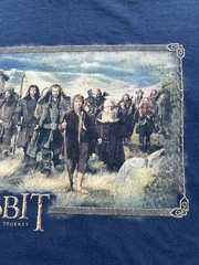 2012 The Hobbit An Unexpected Journey Graphic Movie Promotional Longsleeve Tee