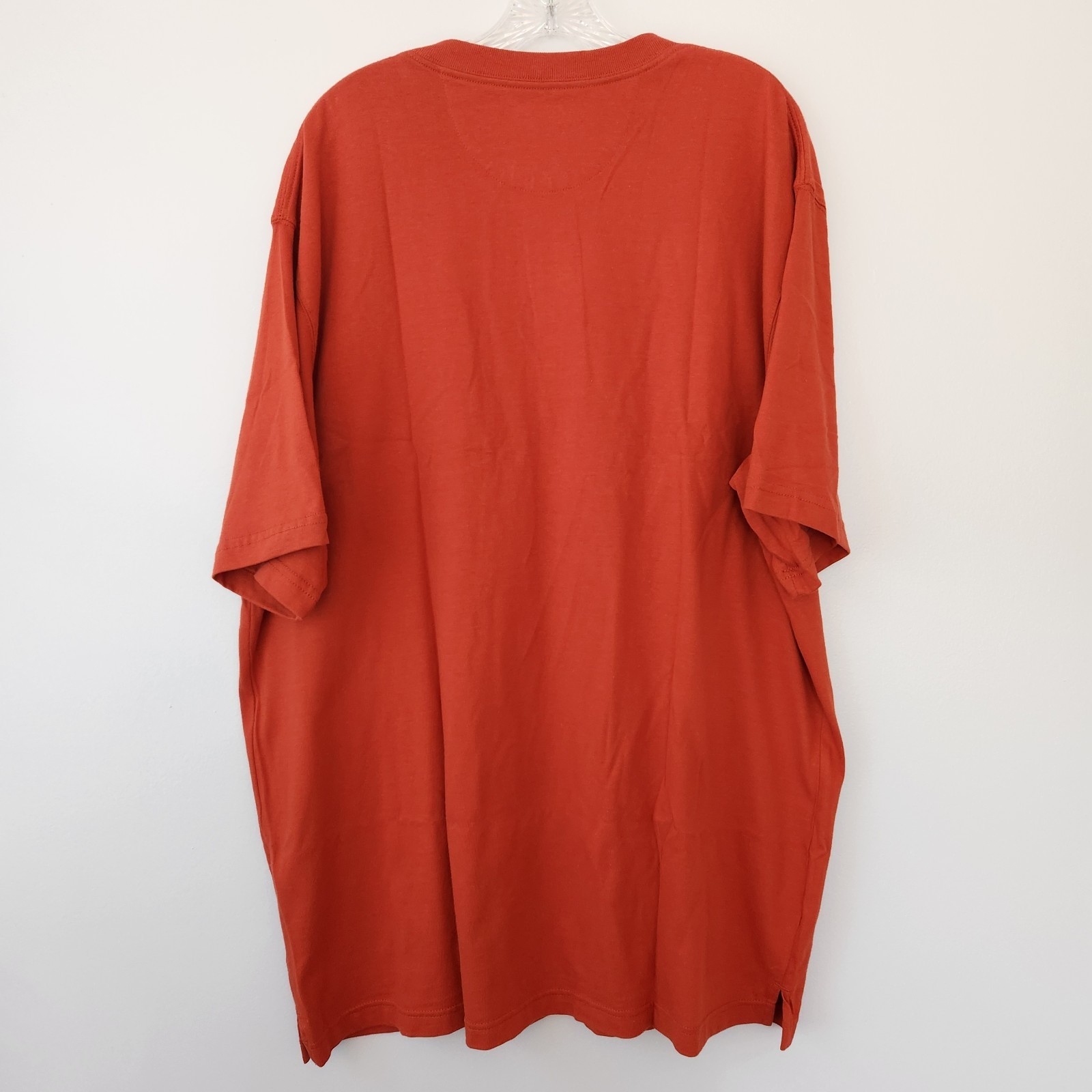 Duluth Trading Henley Shirt Men's L Orange Longtail T Outdoors Workwear Sturdy gallery