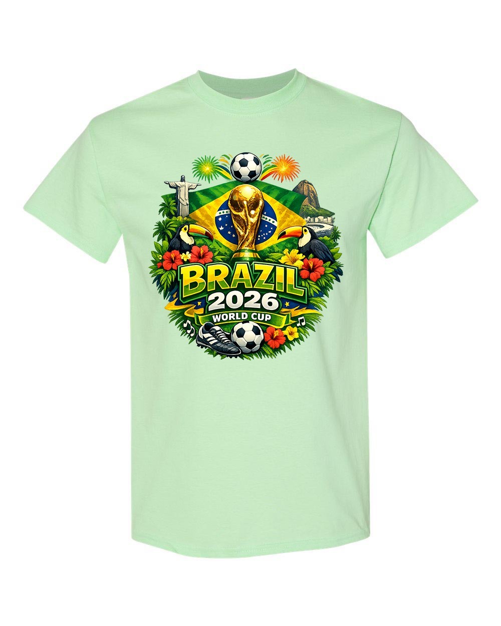 Brazil Soccer 2026 World Cup Style Unisex T-Shirt German Fan Shirt Football gallery