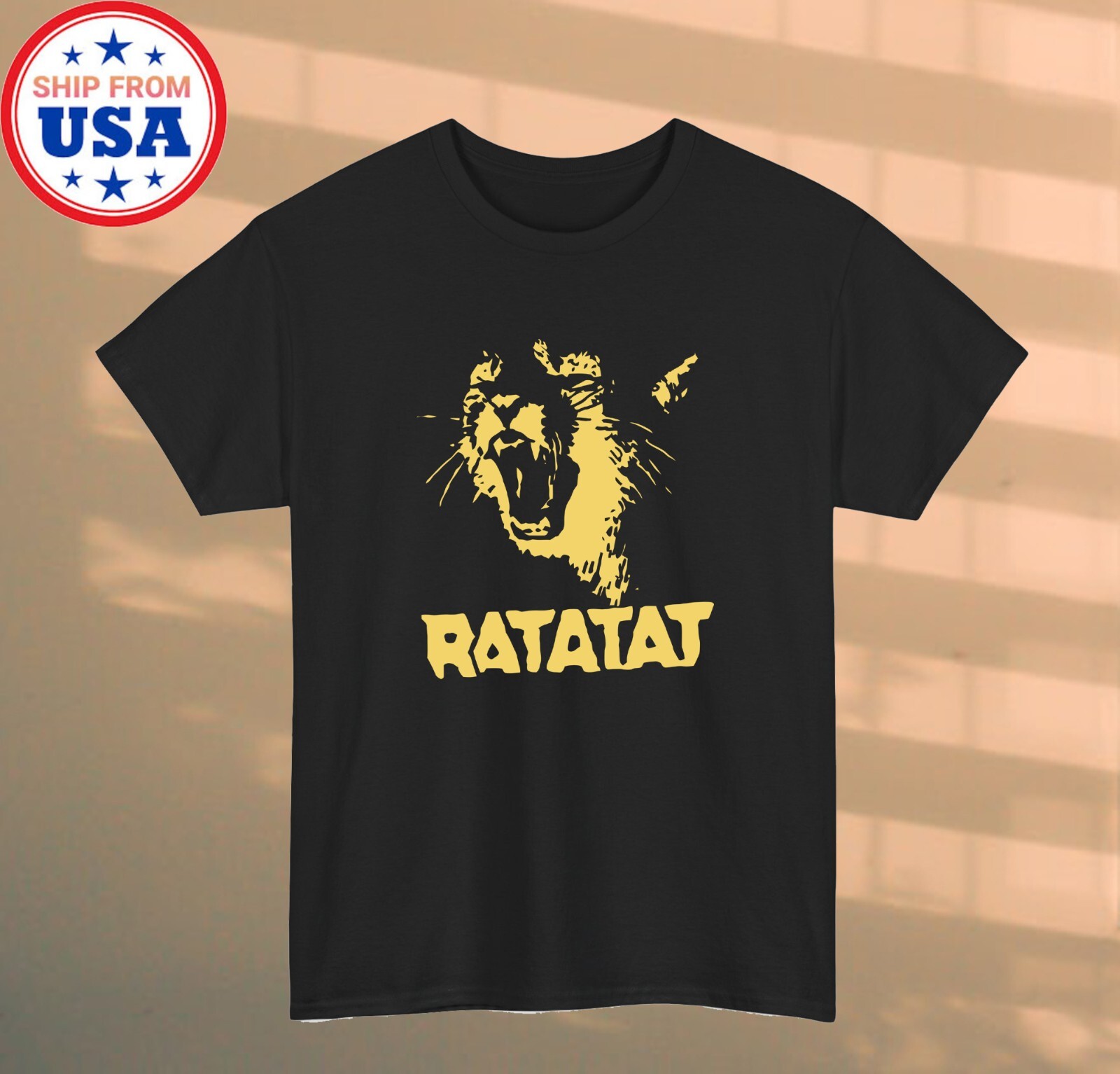 Ratatat Lion Men’s Black Size S-5XL