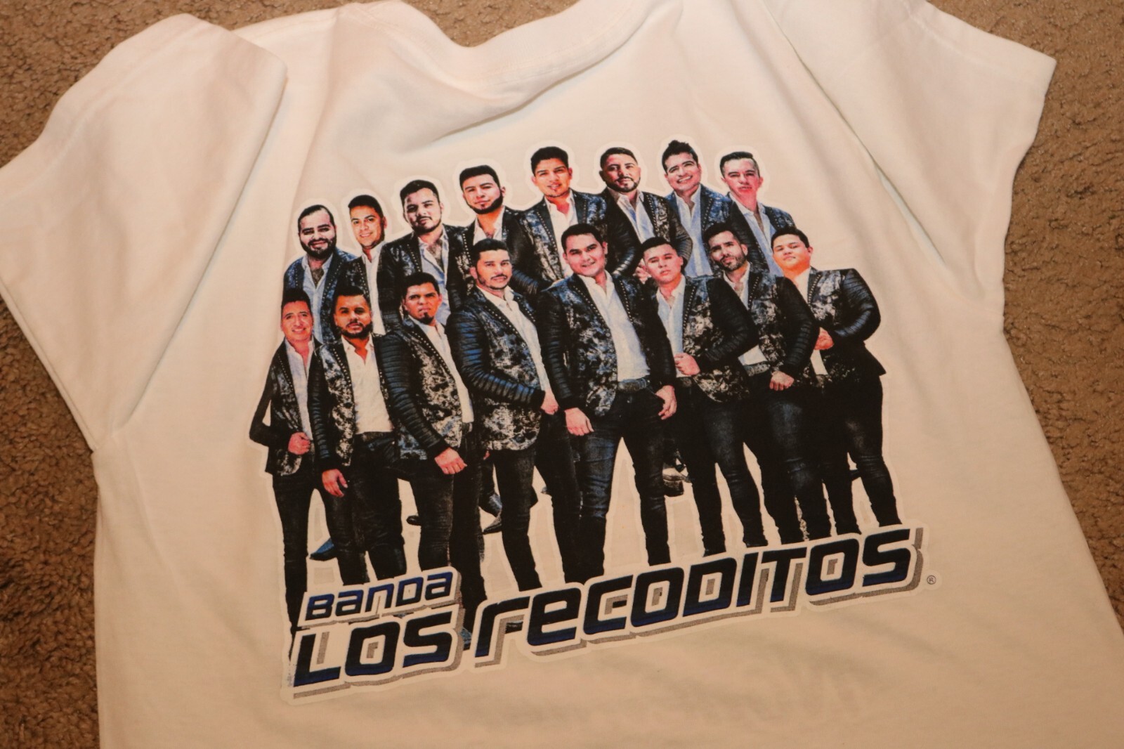 BANDA LOS RECODITOS TOUR T SHIRT SIZE Small Signed Marco "Zapata" Figueroa gallery