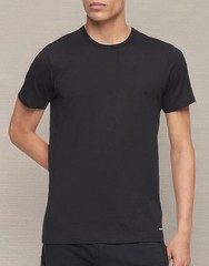 Calvin Klein Men’s 3-Pack Cotton Crew-Neck Classic Slim T-Shirt Black Sz-XL