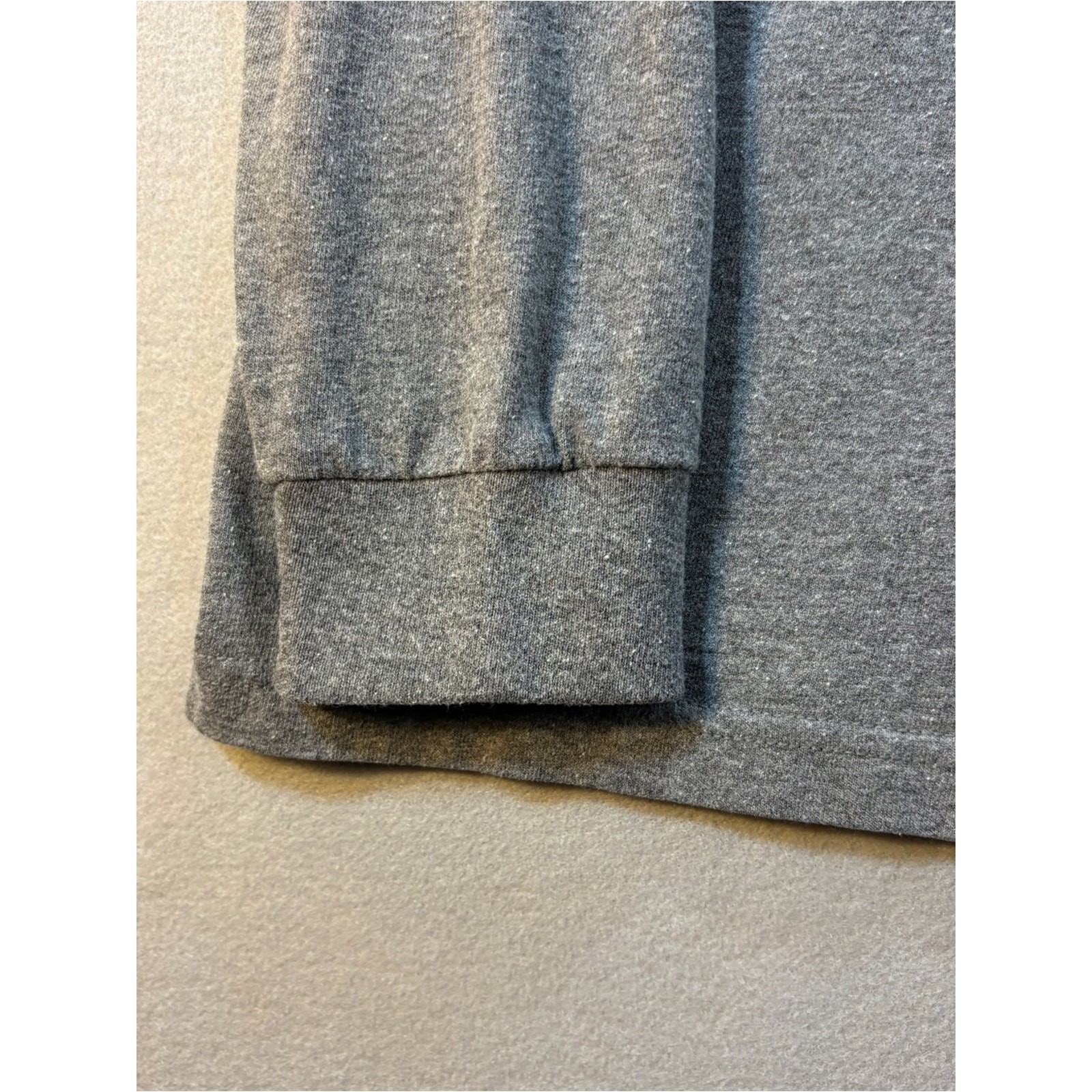 Patagonia Gray Long Sleeve Tee with Orange and Yellow Sunset Graphic gallery