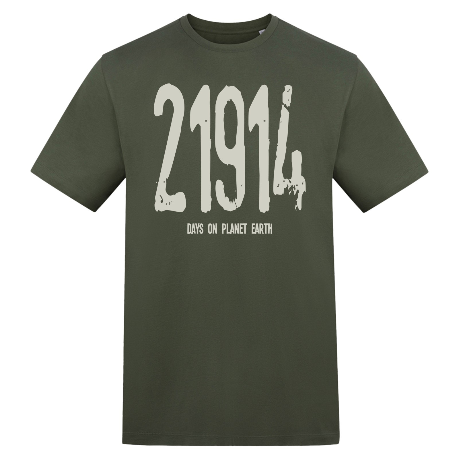 21914 Days on Planet Earth 60th Birthday Hand Printed T-Shirt Gift Size S-5XL gallery