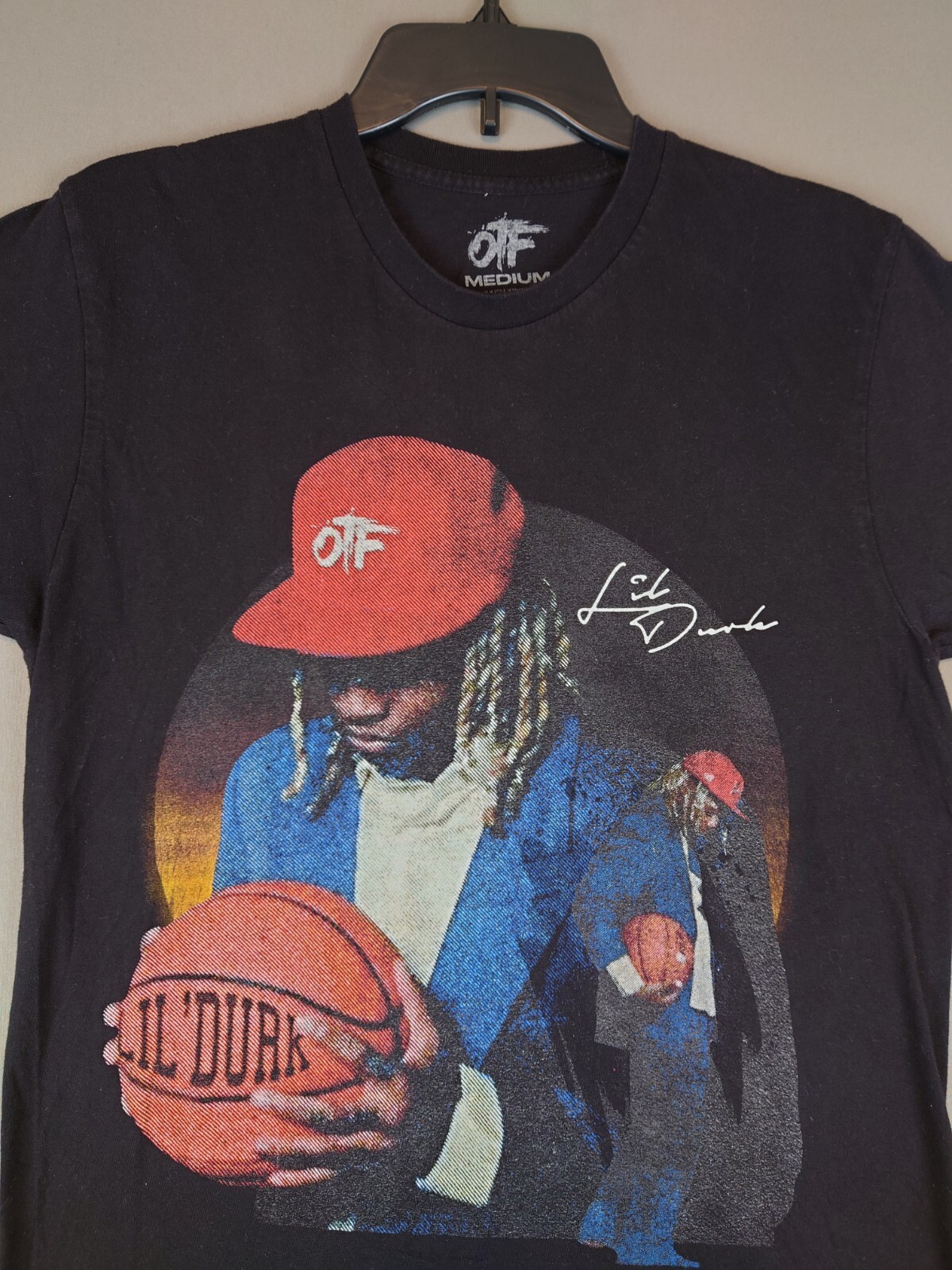 Lil Durk OTF The T Shirt Hop Rap Tee Black Men's Medium Tee Cotton Official gallery