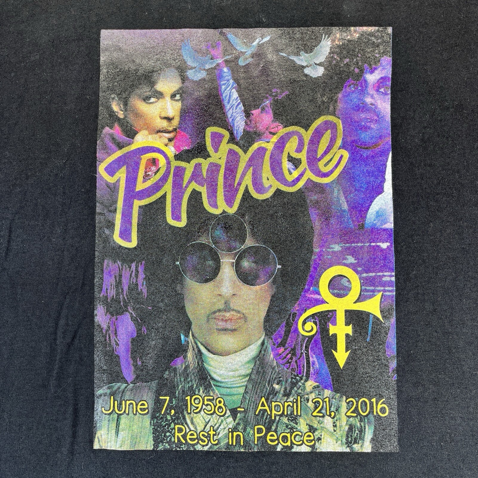 Prince and the Revolution Concert T-shirt (XL) rest in peace memorial pop rock gallery