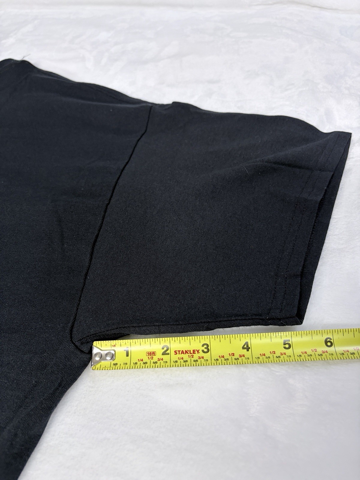 Gildan 2XL Black & White Cotton Crew Neck Short Sleeve Men's Unisex T-Shirts gallery