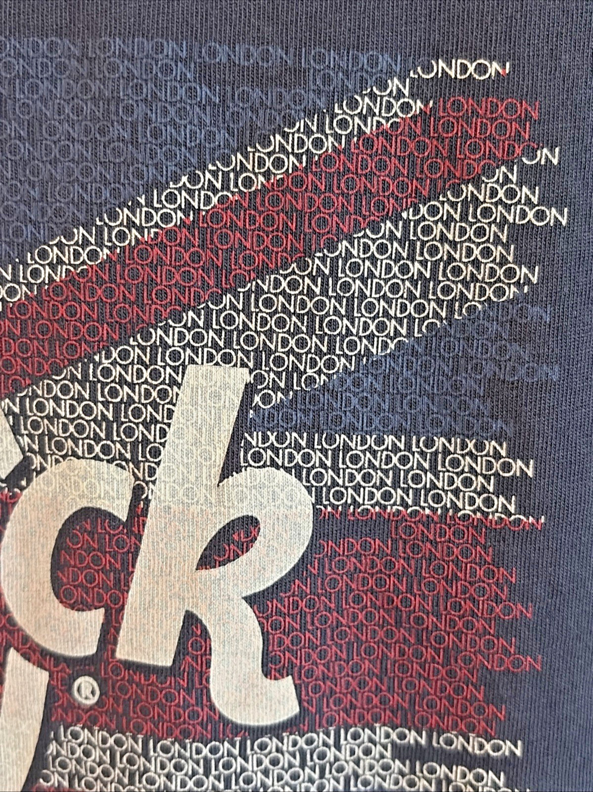 Hard Rock Cafe London Union Jack Flag Dark Blue 100% Cotton T-Shirt XL gallery
