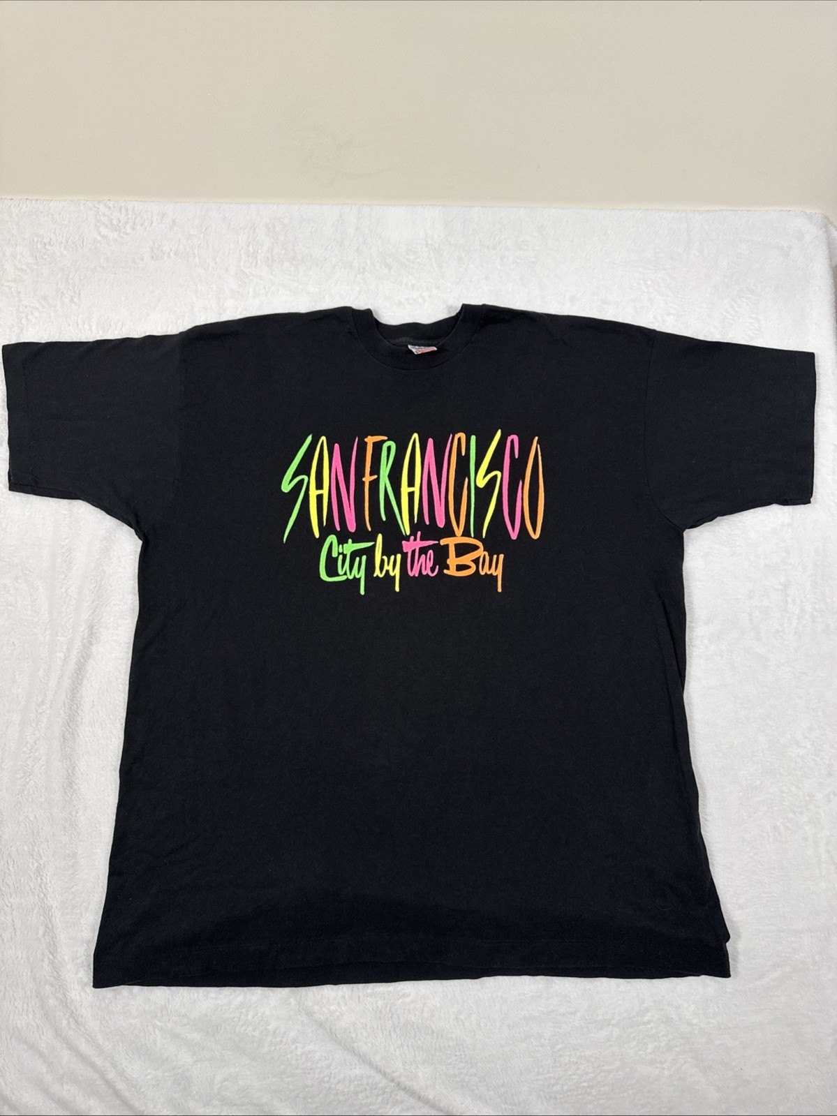 San Francisco City By The Bay Vintage Single Stitch Made in USA Tee XXXL 3XL gallery