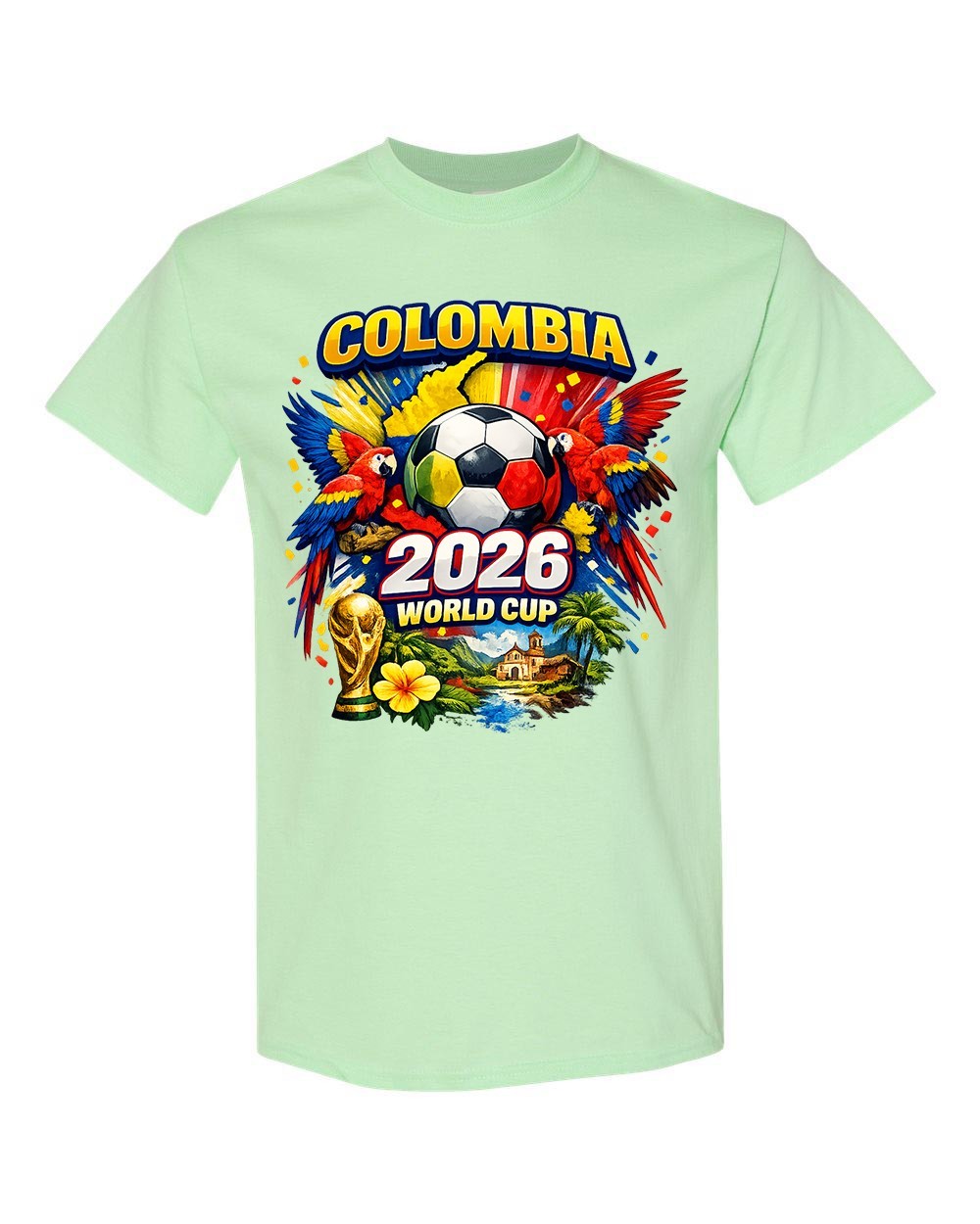Colombia Soccer 2026 World Cup Style Unisex T-Shirt German Fan Shirt Football gallery