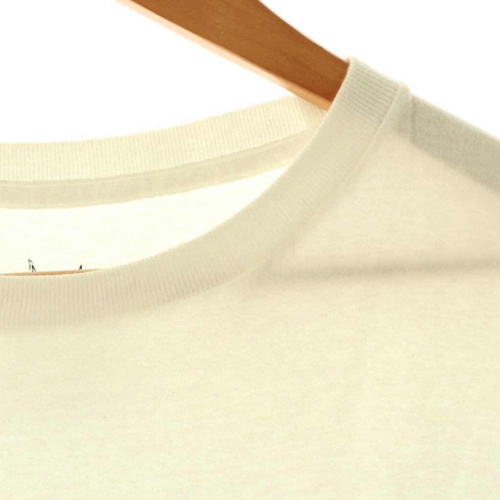 STANDARD CALIFORNIA Tshirt Cut and Sew Print L White Skull /CX GY03 Men's gallery