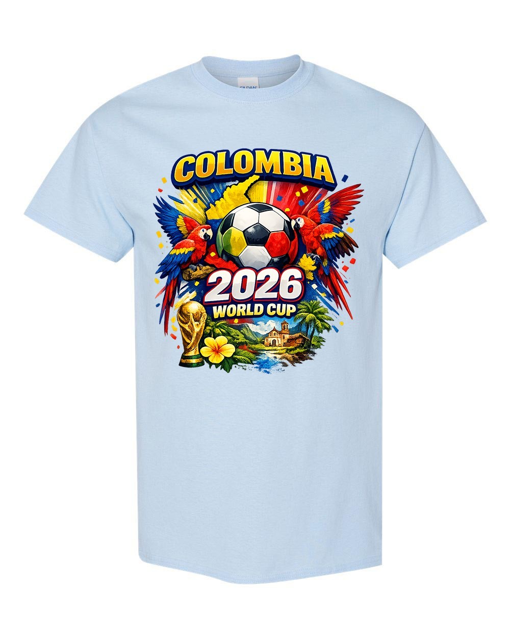 Colombia Soccer 2026 World Cup Style Unisex T-Shirt German Fan Shirt Football gallery
