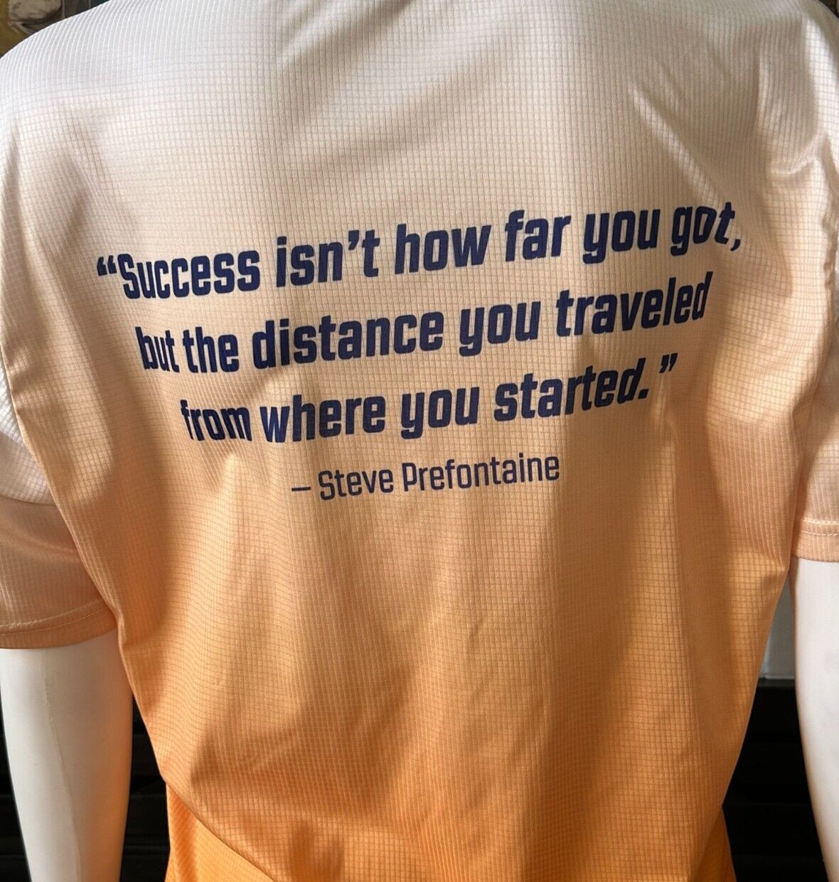 Go Race Productions Track shirt runners athletic armpit to armpit 19" length 28" gallery