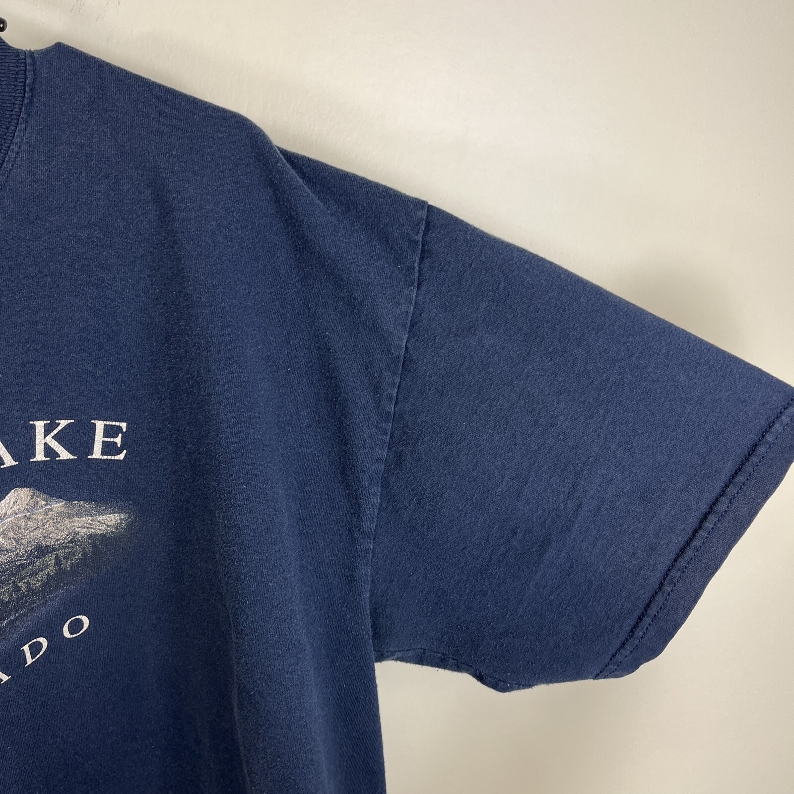Vtg Prairie Mountain Grand Lake Colorado Tshirt Blue Adult XL Tourist Mountains gallery