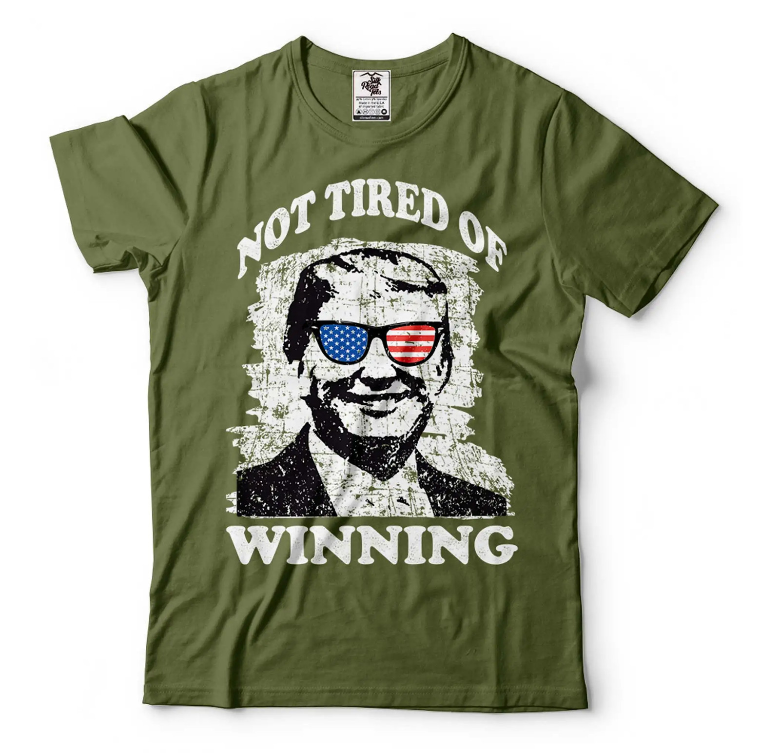 Trump Not Tired Of Winning Shirt Funny Trump Shirts Conservative Republican Tees gallery