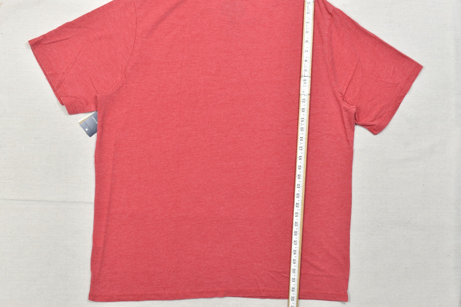 Lucky Brand Men's Jeep Red Short Sleeve Polyester Crew Neck Size 2XLT NEW gallery