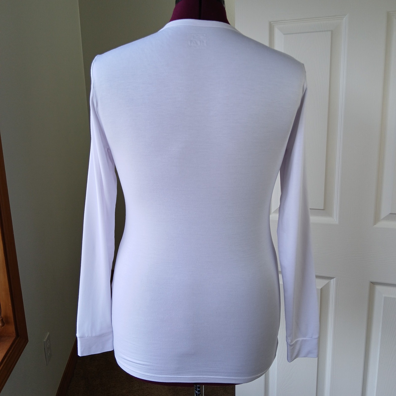 32 Degrees Heat Long Sleeve T-shirt Men's Small white warm base-layers gallery