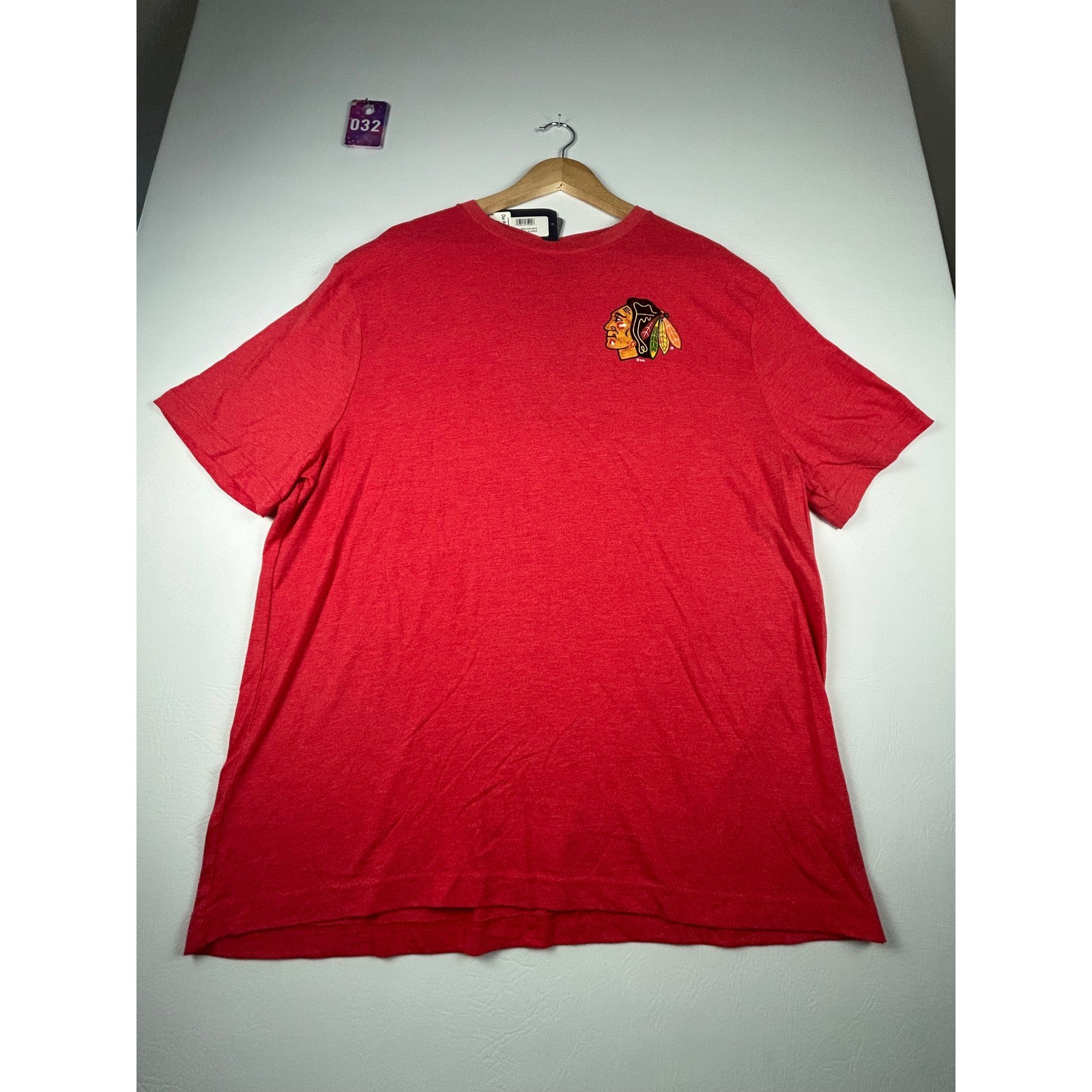 Fanatics Mens NHL Chicago Blackhawks Graphic T Shirt XL Orange Red Hockey NWT gallery
