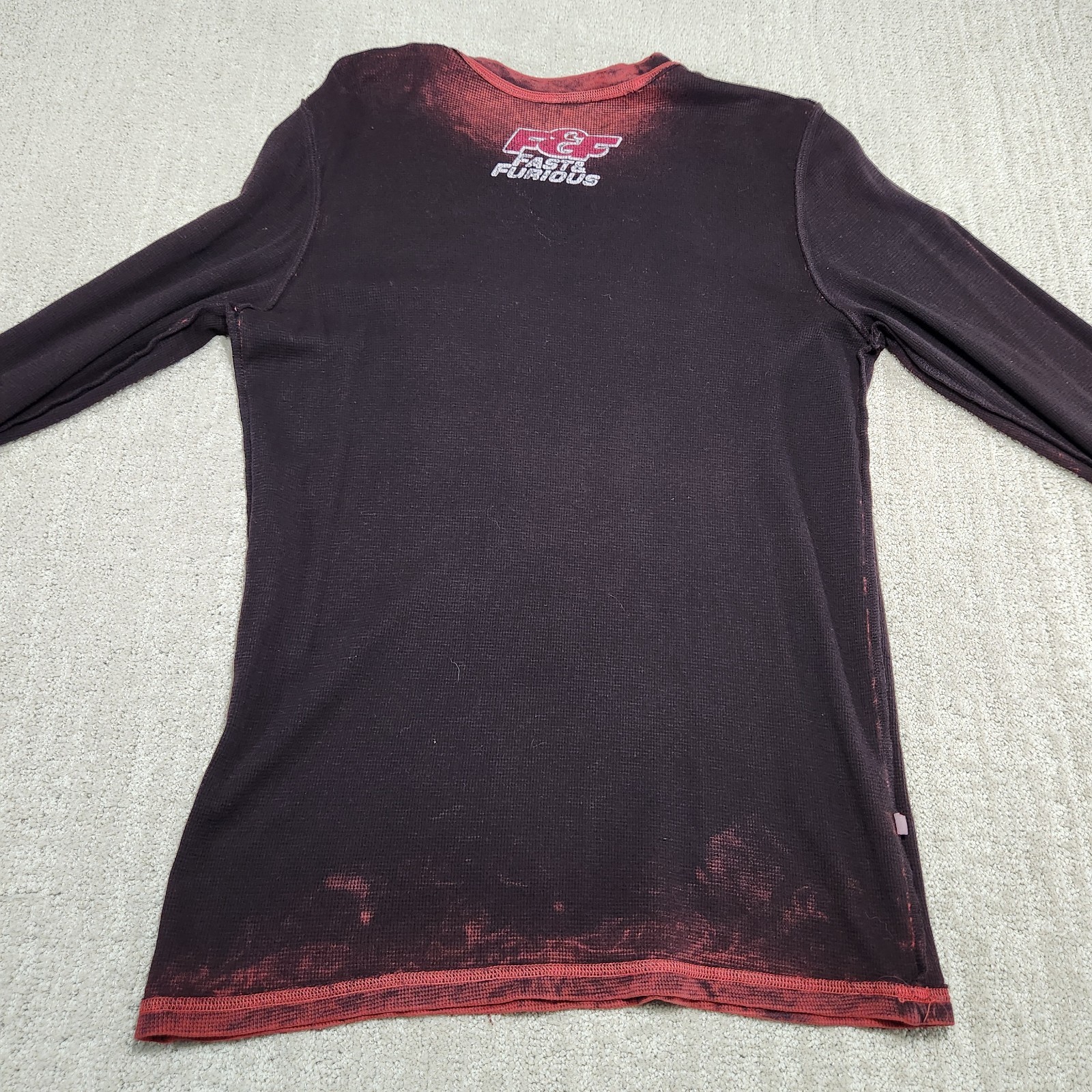 Affliction Thermal Shirt Men Large Y2K Fast And Furious Division Reversible gallery