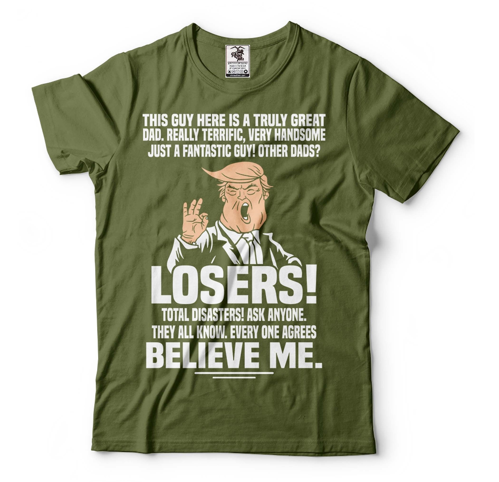 Funny Donald Trump Shirt Political Tees Trump Lover Dad Gifts Patriotic Dad Tee