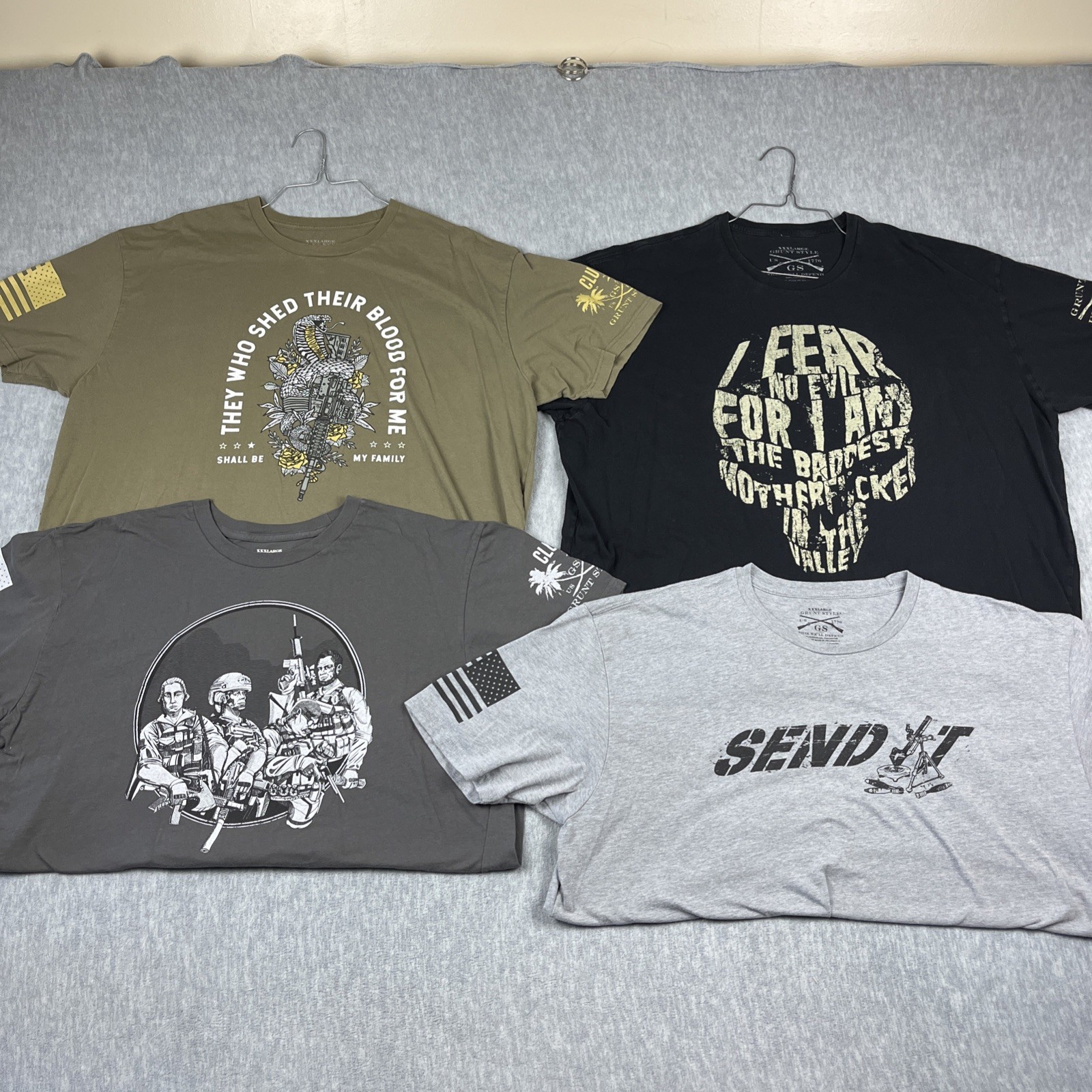 Grunt Style CLUB MEMBER GRUNT XXXL T-shirt 3XL Lot of 4 Shirts See Description gallery