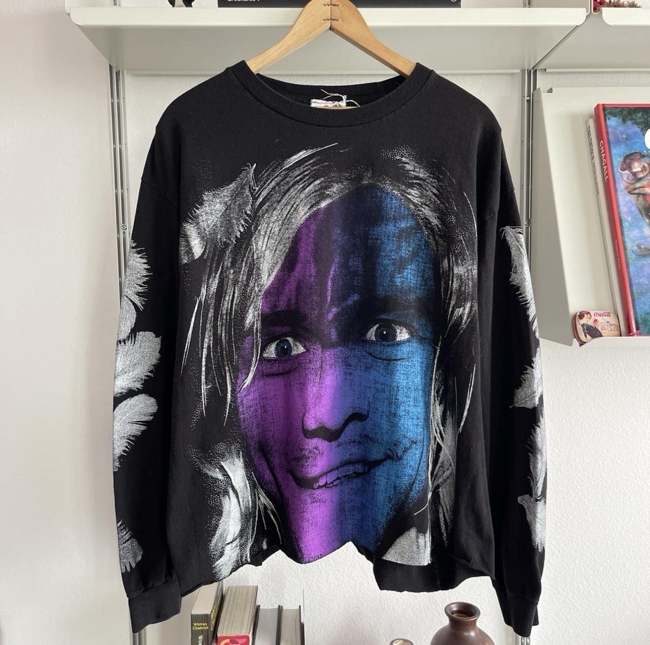 Vintage Nirvana Kurt Cobain Long Sleeve Shirt