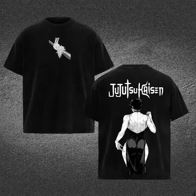 Maki Zenin Jujutsu Kaisen Anime Graphic T-Shirt Dark Streetwear Tee