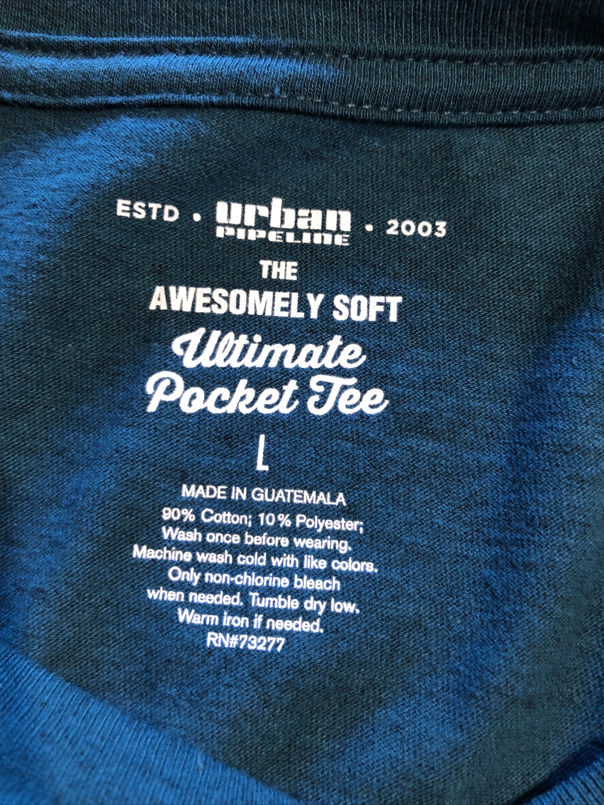 Urban Pipeline LS Tee Shirt Large Green Mens $20 (s-blk-50-21) gallery