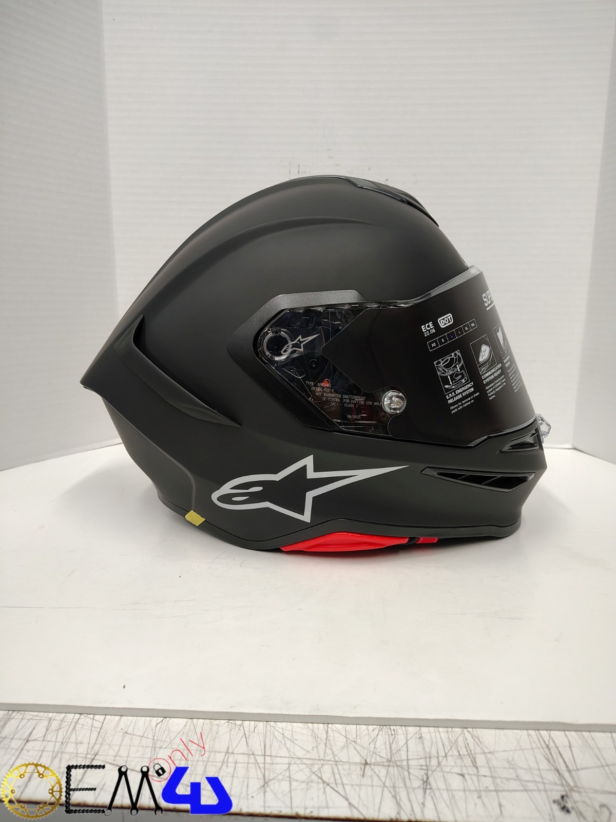 Alpinestars Supertech S-R7 Black Matte Helmet ECE06/DOT Pick Size