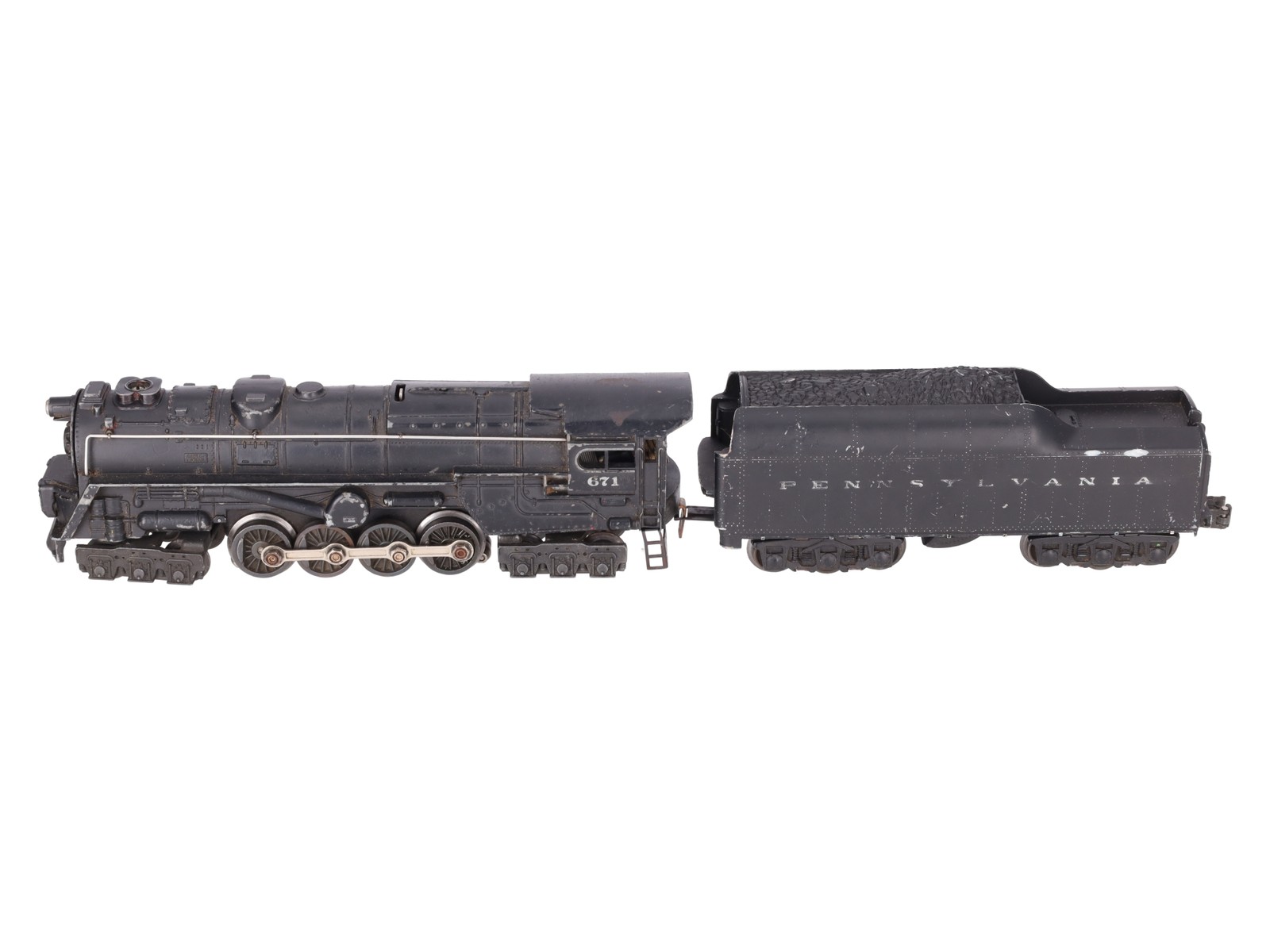 Lionel 671 Vintage O 6-8-6 Die-Cast Steam Turbine Locomotive with 2671W Tender