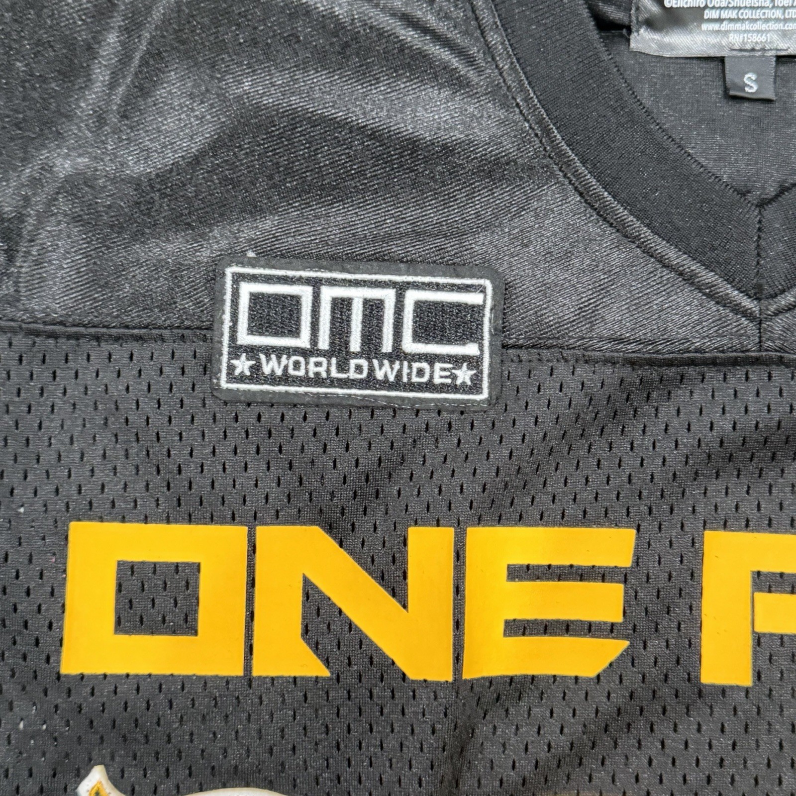 DIM MAK X ONE PIECE - Straw hat crew JERSEY BLACK YELLOW SIZE S gallery