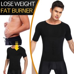 COMFREE Men Tee-shirts Tee shirts Slimming Shirts Shaper Abdomen T-Shirts Tops