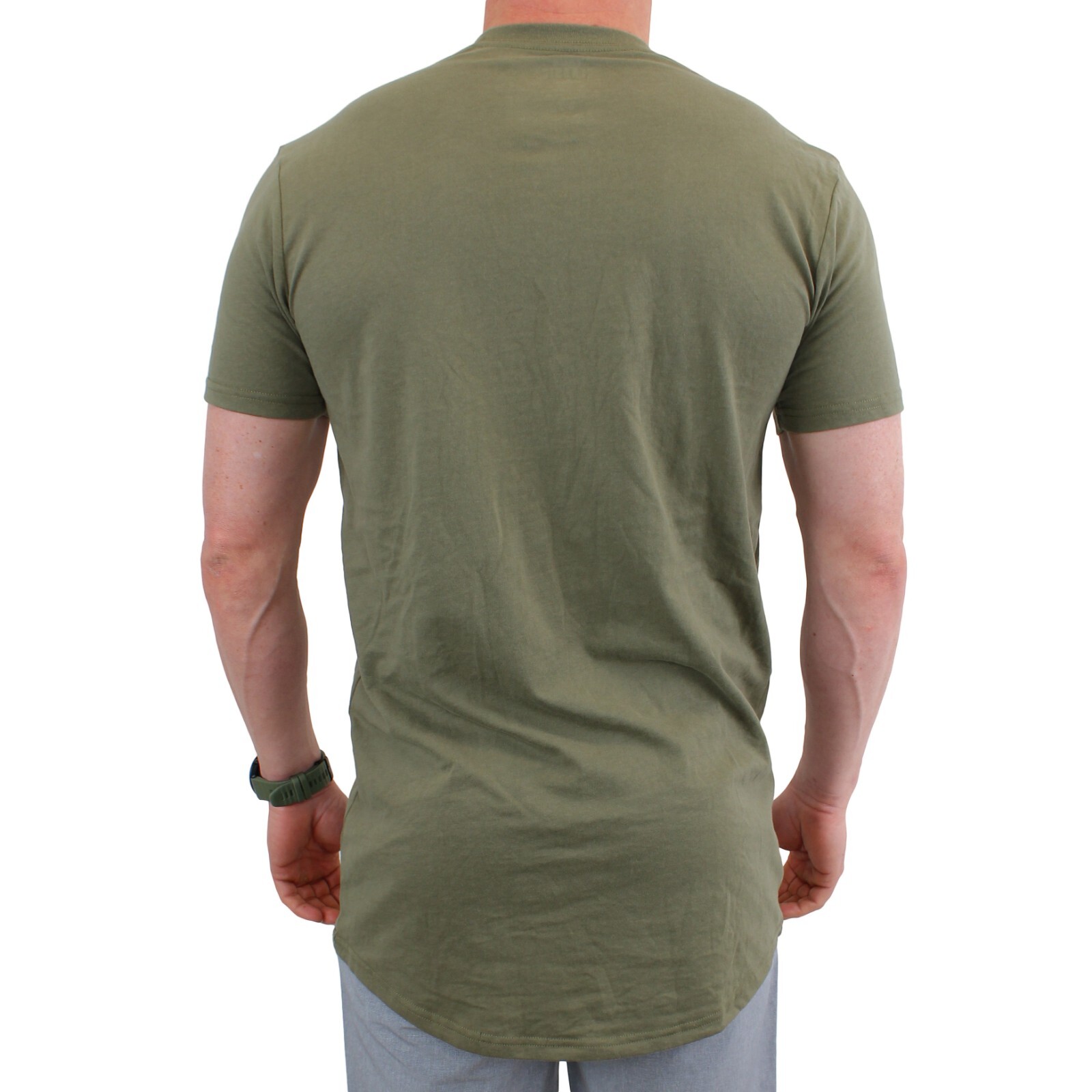 True Classic Mens Short Sleeve Shirt Longer Length Lightweight Cotton gallery