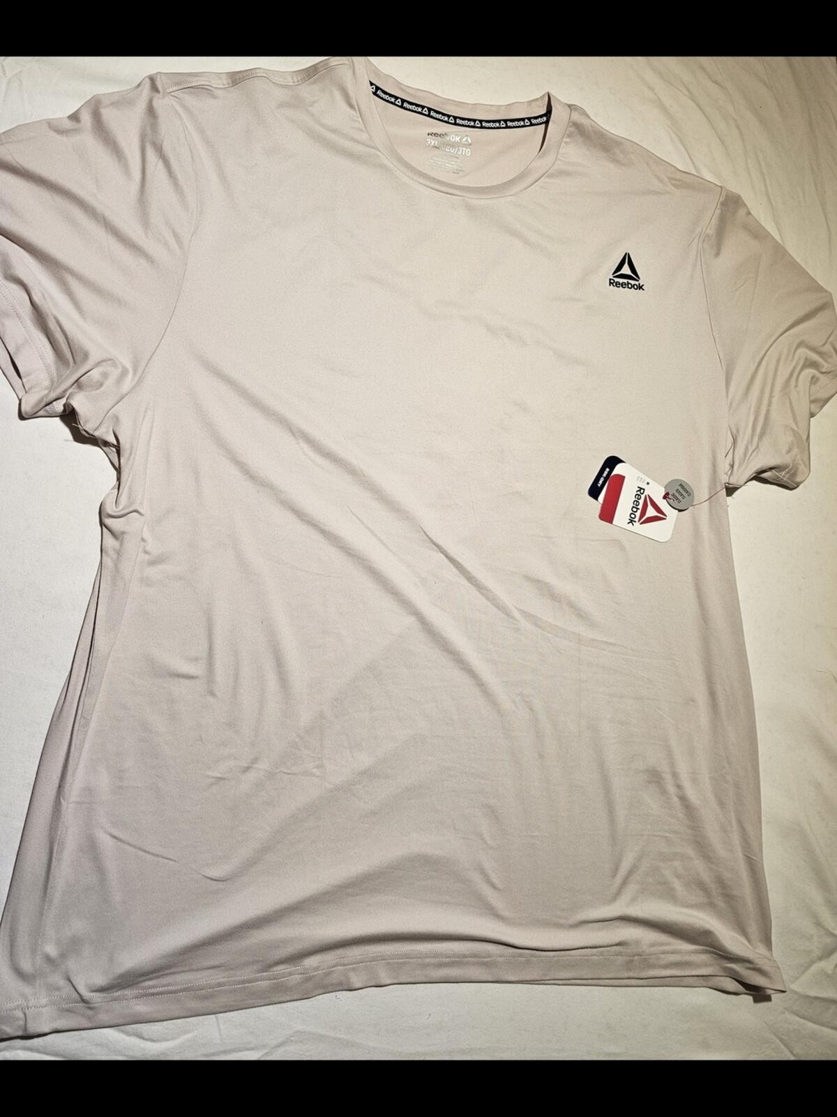 Reebok Men’s Pale Pink Athletic Tee gallery