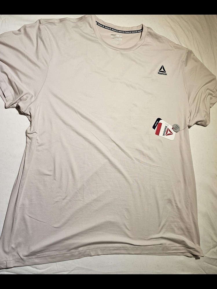 Reebok Men’s Pale Pink Athletic Tee