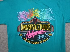 VTG 90s Universal Studios Hollywood Theme Park Scene It All Mens Size L Read