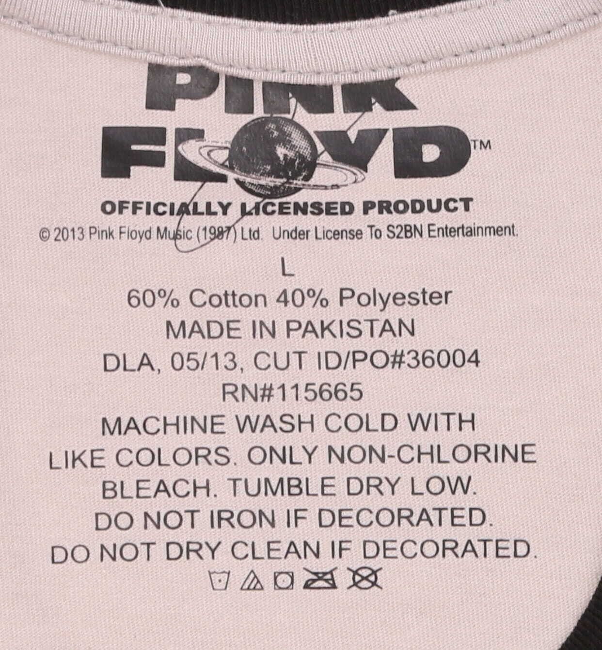 Men's PINK FLOYD THE DARK SIDE OF THE MOON T-Shirt Long Sleeve Size: L gallery