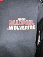 Deadpool and Wolverine Movie Jersey Jacket NEW WITH TAGS NWT Size Medium M DMI