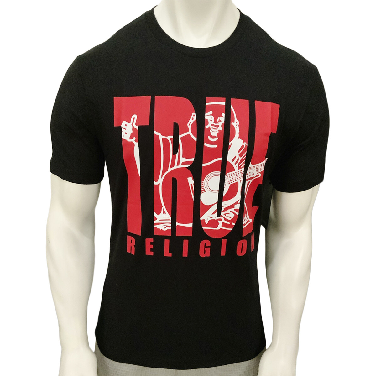 NWT TRUE RELIGION MSRP $59.99 MEN’S BLACK CREW NECK SHORT SLEEVE T-SHIRT M L XL