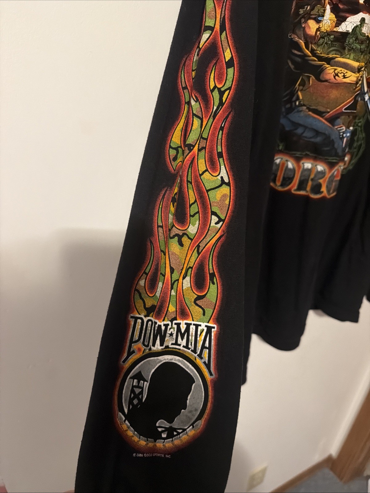 Vintage POW MIA VETS DONT FORGET T SHIRT LONG SLEEVED NO TAG Size LARGE gallery