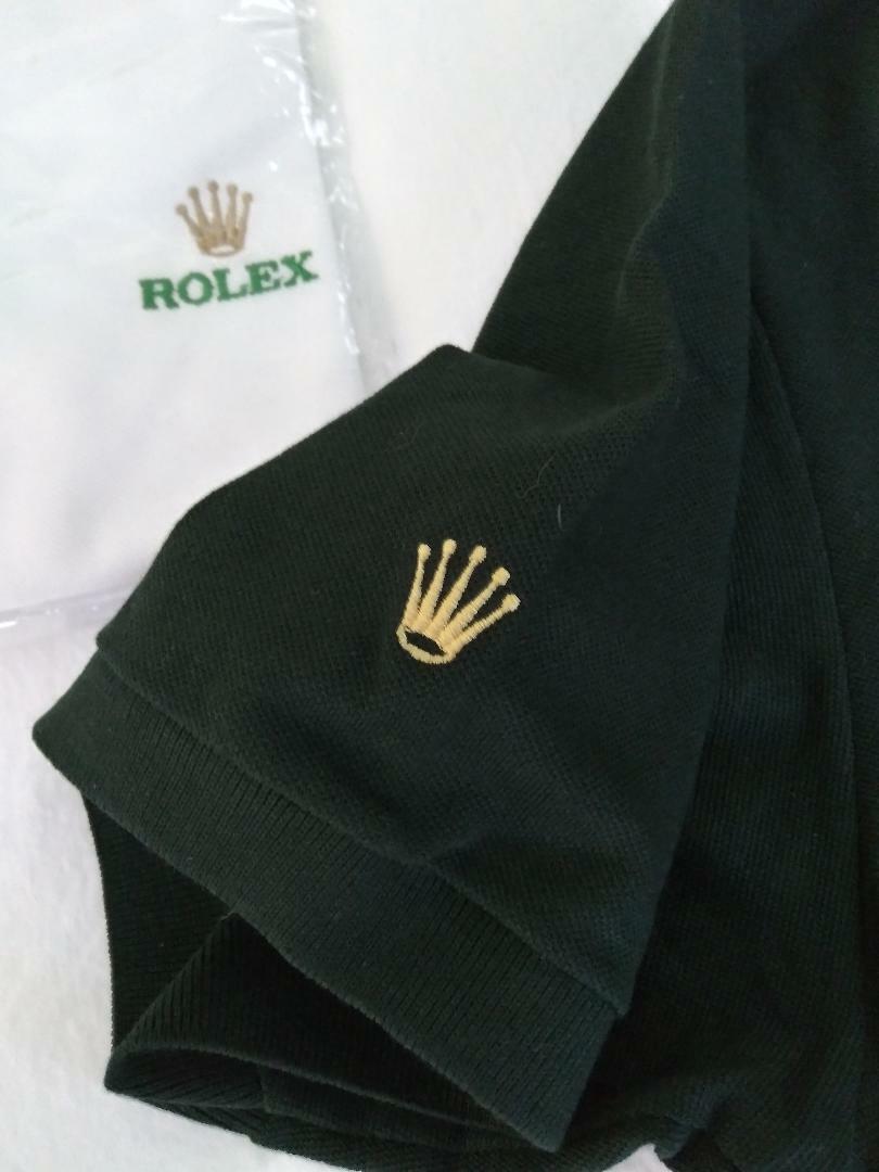 *** Rolex New Stock Event Shirt Golf shirt White Large Embroidered *** gallery