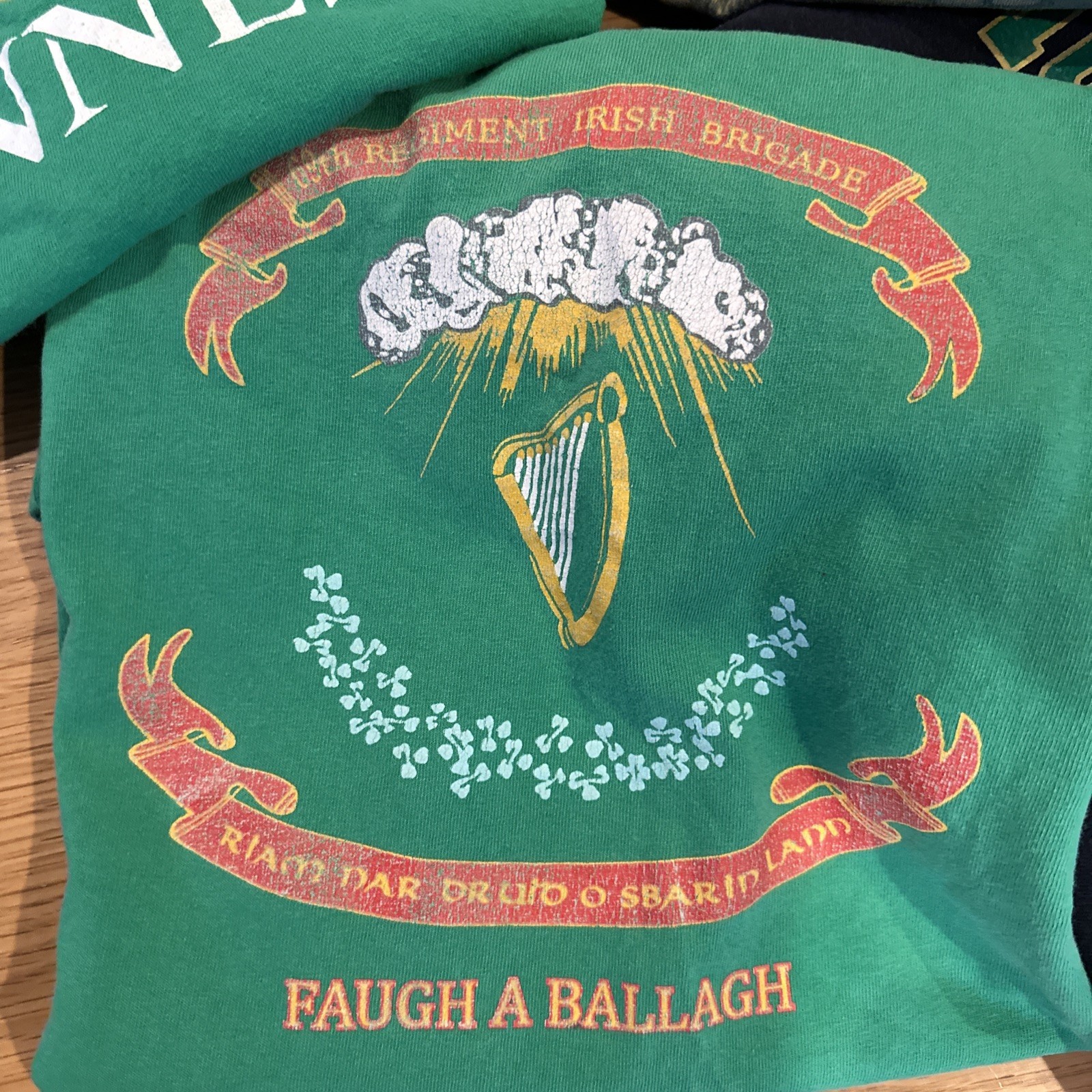 Lot of Men’s IRELAND Irish Note Dame St. Patty themed t-shirts, Hoodie Size L/XL gallery