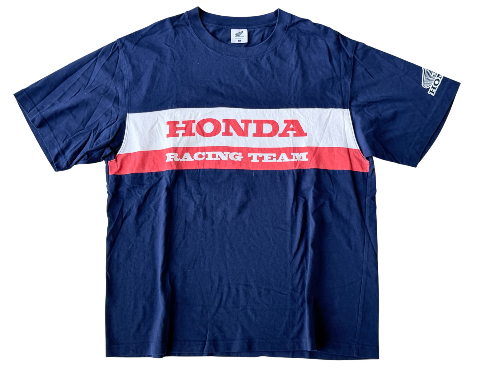 Honda x Gu T-Shirt Size XL Blue EUC Japan gallery