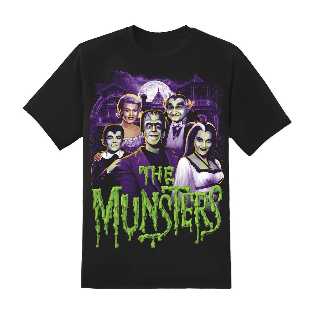 Authentic Rock Rebel The Munsters Collage T-Shirt S-2XL NEW