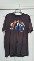 Transformers Men’s XL Graphic Shirt Hasbro Black 2008 Short Sleeve Crewneck