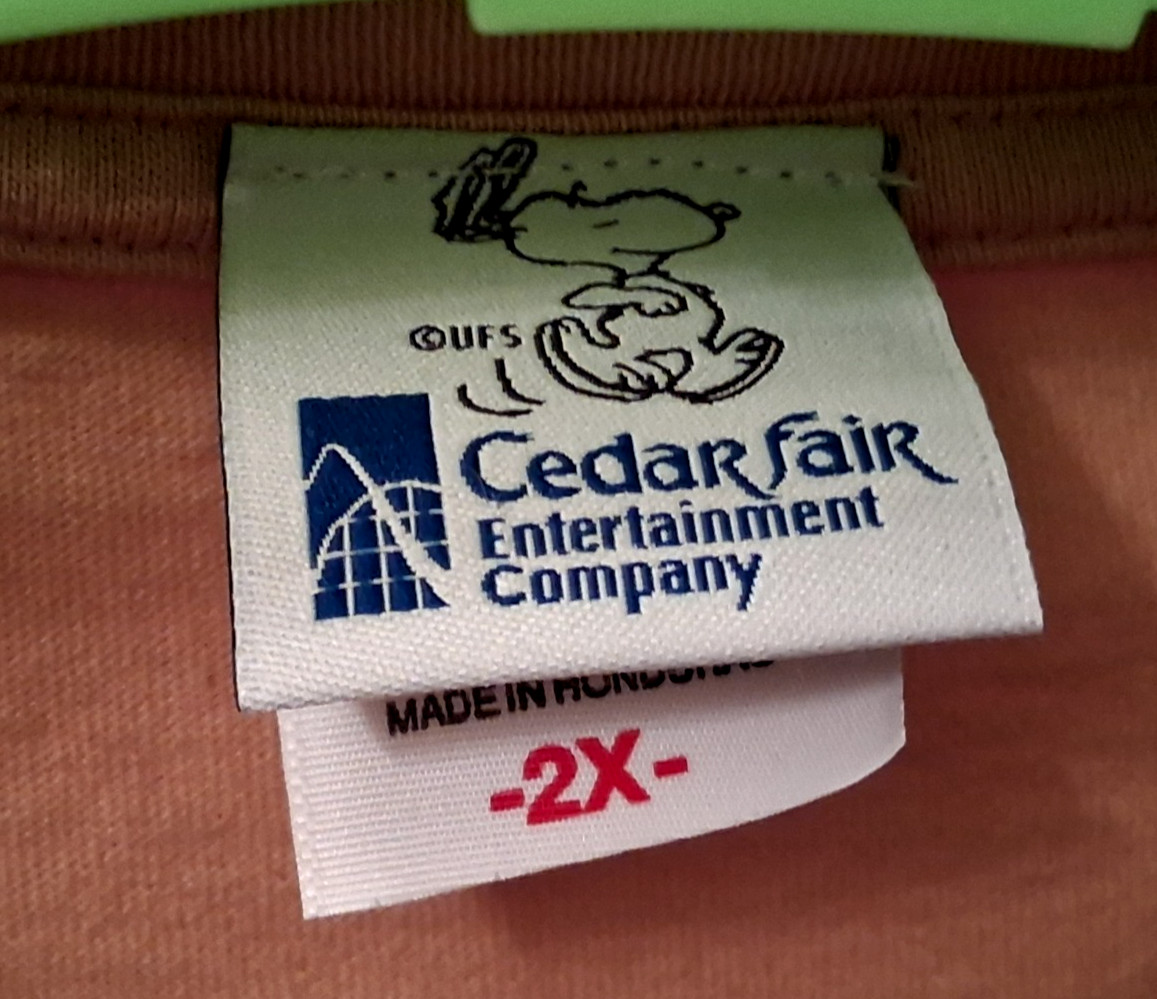 RARE!! Peanuts Knott's Pirate Captain Brown, Snoopy, and more crew 2XL shirt gallery