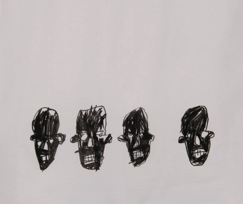 Off-White Basquiat Graphic Tee Shirt- Size Small gallery