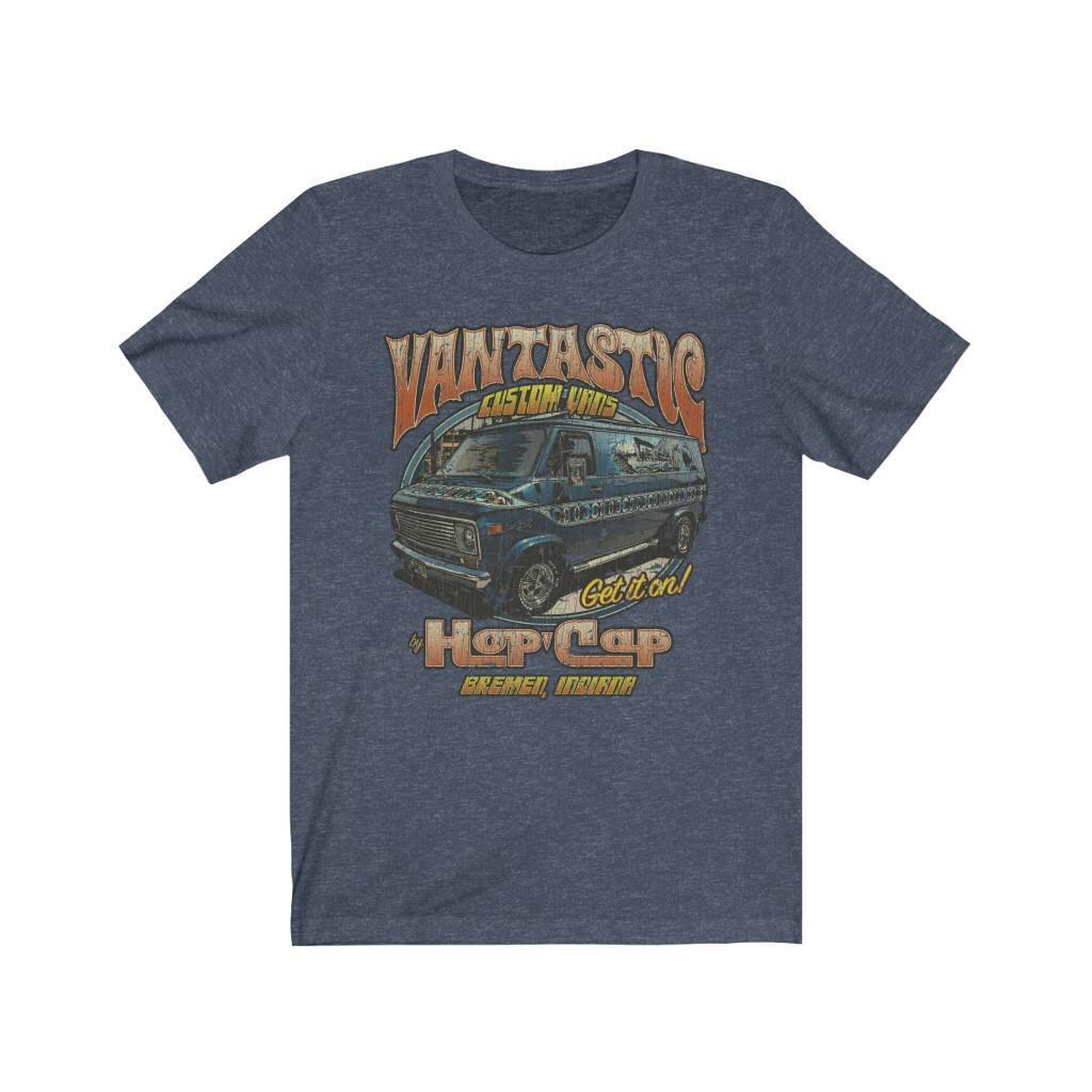 Vantastic Custom Vans by Hop Cap 1971 Vintage Men's T-Shirt gallery