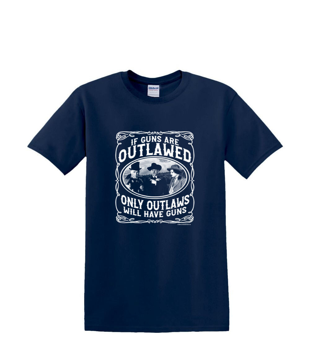T-Shirt S to 2XL 3XL - THREE STOOGES OUTLAWS - HUMOR FUNNY MOE CURLY SHEMP LARRY gallery